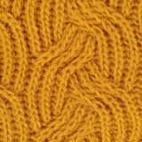 brown knitted textile