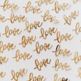 a white paper with gold design