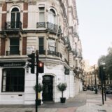 photo of an empty street in london