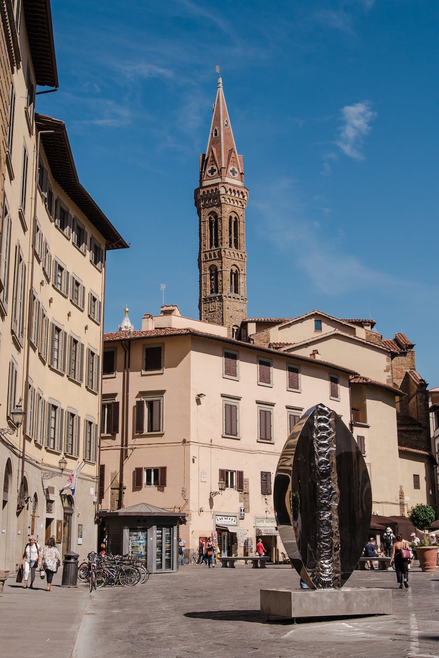 shot of piazza san firenze italy